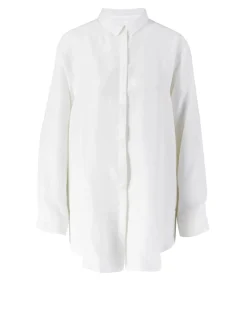Seidenbluse Crème