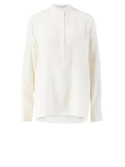 Seidenbluse Crème