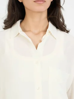 Seidenbluse 'Derris' Crème