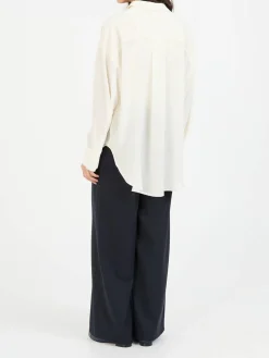 Seidenbluse 'Derris' Crème