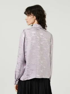 Seidenbluse 'Malibu' Violett