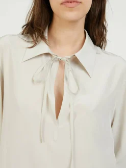 Seidenbluse 'Malon' Crème