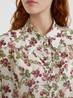Seidenbluse Multi