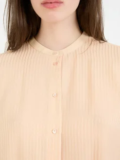 Seidenbluse Nude