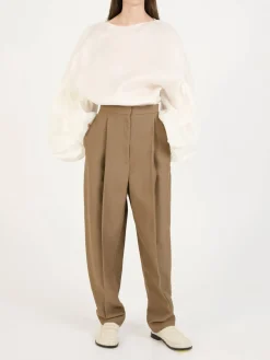 Seidenbluse 'Quico' Crème