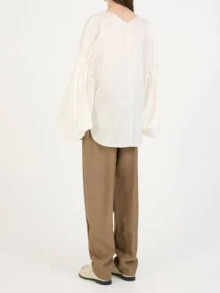 Seidenbluse 'Quico' Crème