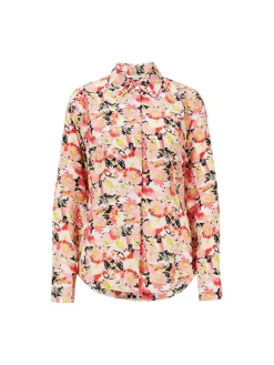 Seidenbluse 'Willow' mit floralem Print
