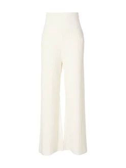 Seiden-Cashmere-Hose 'St.Tropez' Ecru