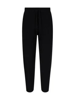Seiden-Cashmere Jogginghose Black
