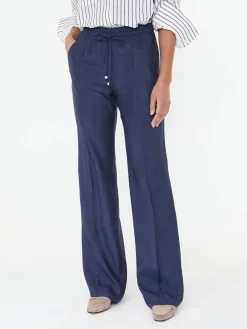 Seidenhose Blau