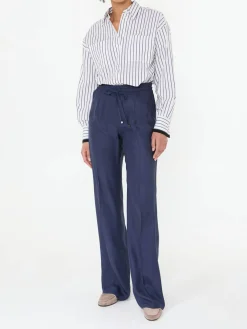 Seidenhose Blau