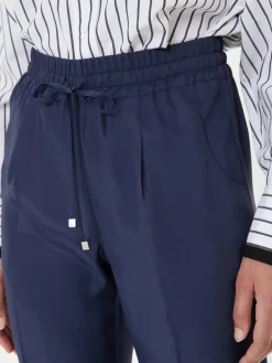 Seidenhose Blau