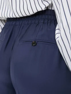 Seidenhose Blau