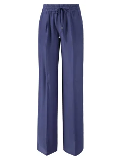Seidenhose Blau