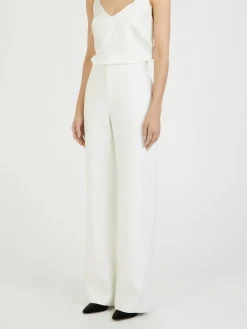 Seidenhose 'Chloé x Atelier Jolie' Eden White