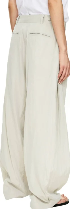 Seidenhose 'Iven' Grau