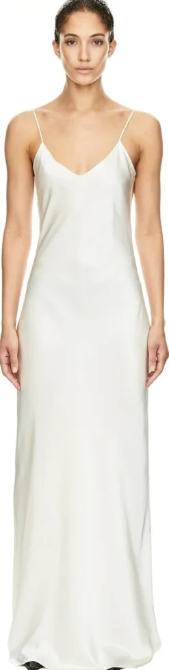 Seidenkleid 'Cami' Crème