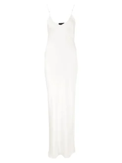 Seidenkleid 'Cami' Crème