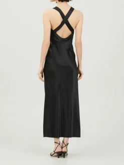 Seidenkleid 'Milo' Schwarz