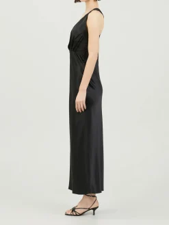 Seidenkleid 'Milo' Schwarz