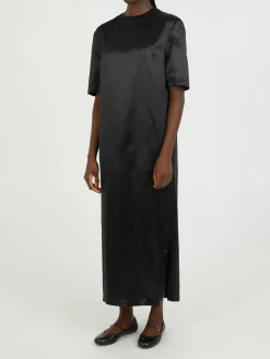 Seidenkleid 'Tuga' Schwarz