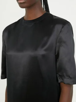 Seidenkleid 'Tuga' Schwarz