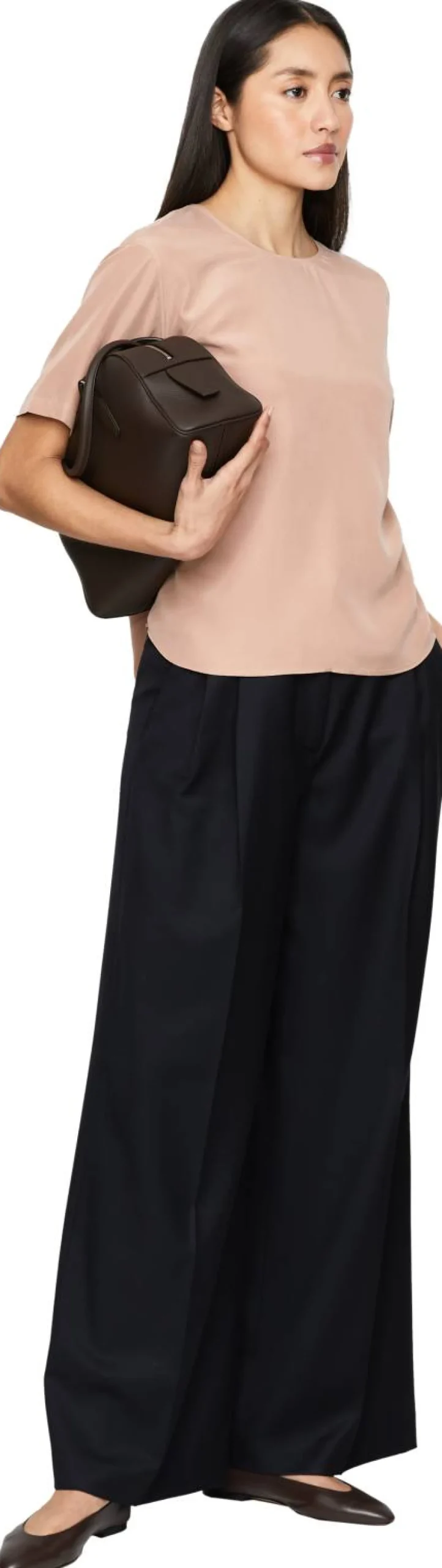 Seidenshirt 'Narcissa' Rosenholz