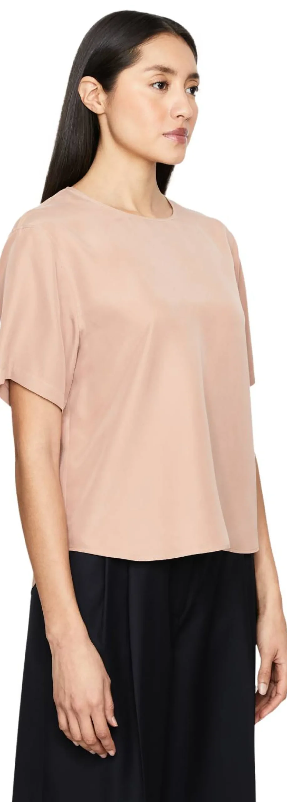 Seidenshirt 'Narcissa' Rosenholz