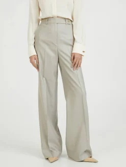Seiden-Woll-Hose Grau