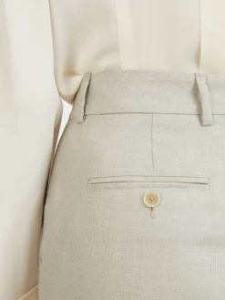 Seiden-Woll-Hose Grau
