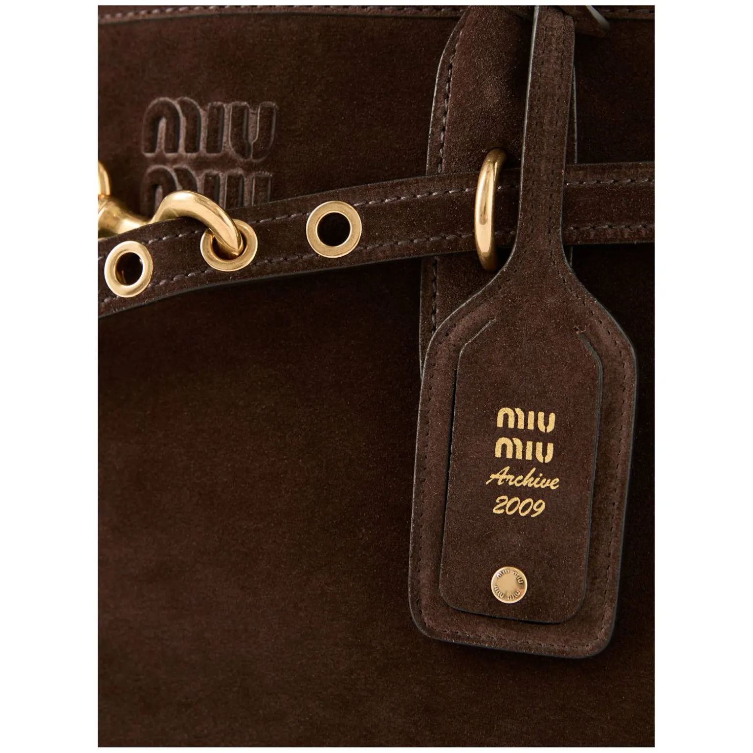 Shopper 'Aventure' aus Veloursleder Dunkelbraun