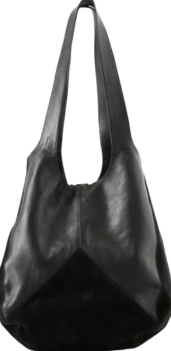 Shopper 'Balloon' mit Patchwork Schwarz