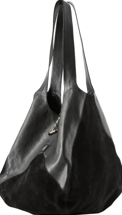 Shopper 'Balloon' mit Patchwork Schwarz