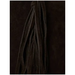 Shopper 'Joni' aus Veloursleder Espresso