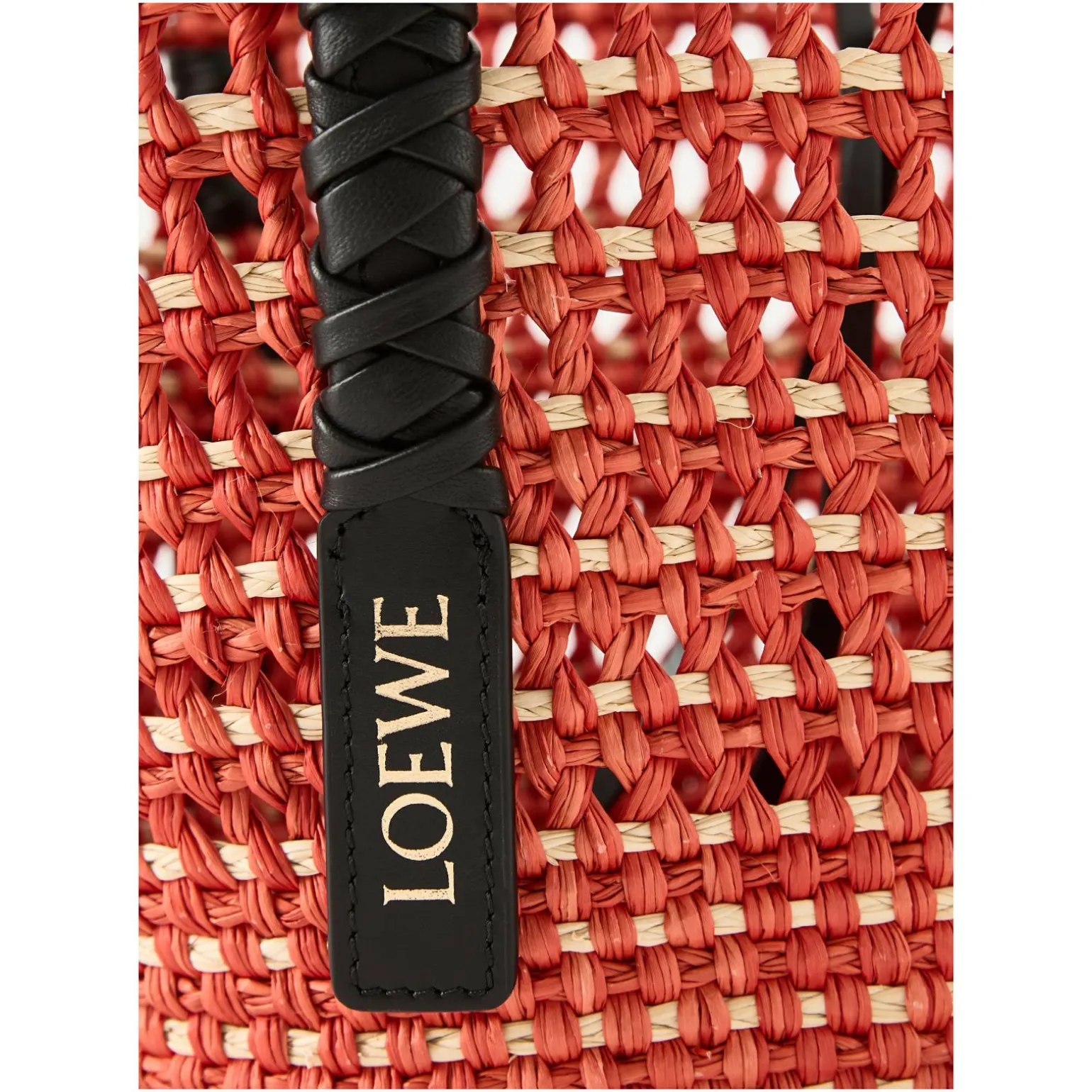 Shopper Paula’s Ibiza 'Braid Small' Red Natural