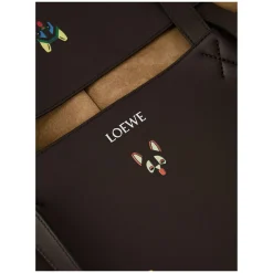 Shopper 'Puzzle Fold Tote' mit Katzen-Prints Braun