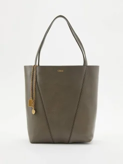 Shopper 'Spin Medium' mit Kette Flannel Grey