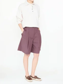 Shorts 'Quarzo' Bordeaux