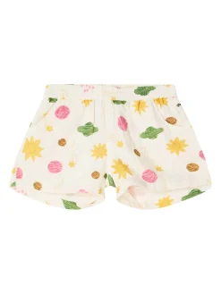 Shorts 'Space' aus Musselin Crème