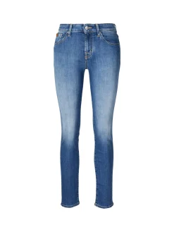 Skinny-Fit Jeans 'Kimberly' Mittelblau