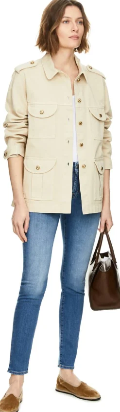 Skinny-Fit Jeans 'Kimberly' Mittelblau