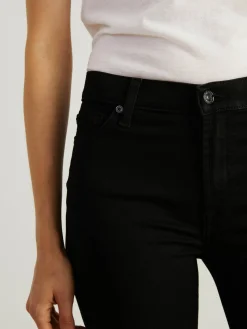 Skinny-Fit Jeans Schwarz