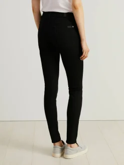 Skinny-Fit Jeans Schwarz