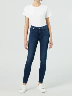 Skinny-Fit Jeans 'Slim Illusion Luxe Los Feliz' Dunkelblau