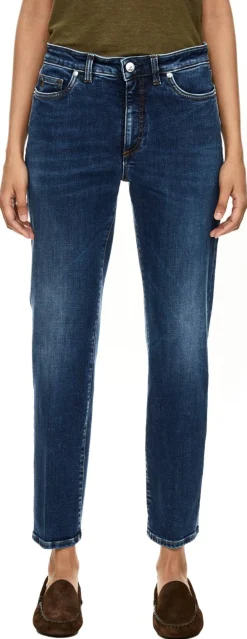 Slim-Fit Jeans 'Embrace' Mittelblau