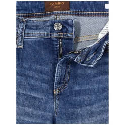 Slim-Fit-Jeans 'Piper Cropped' Mittelblau