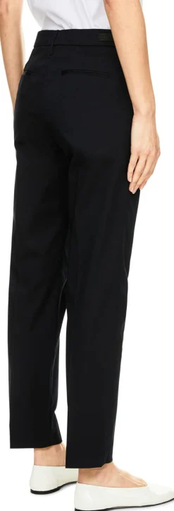 Slim-Fit Stoffhose 'Mary' Marineblau