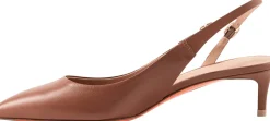 Slingback-Pumps 'Audrey' Hellbraun
