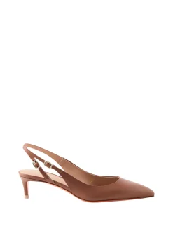 Slingback-Pumps 'Audrey' Hellbraun