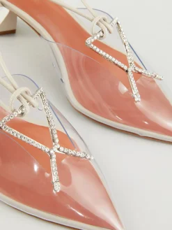 Slingback-Pumps Beige